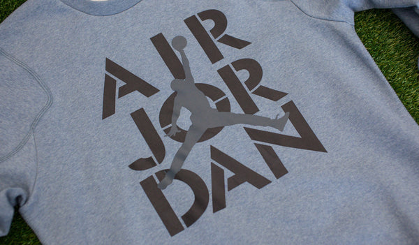 Air Jordan Stencil Crewneck Sweater [Cobalt]