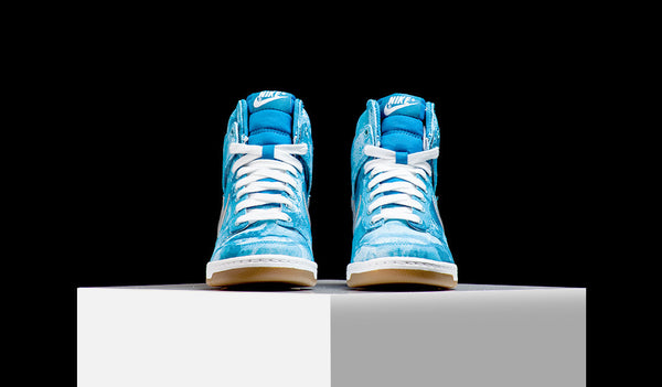 Women's Nike Dunk Sky Hi Print "Clearwater" (543258-402)